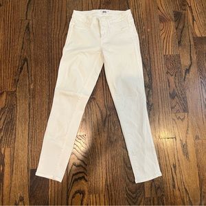 Paige White Verdugo Crop Skinny Jeans
